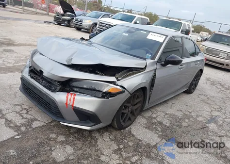 2022 Honda Civic Sport из США, поврежденный, VIN 2HGFE2F51NH586965